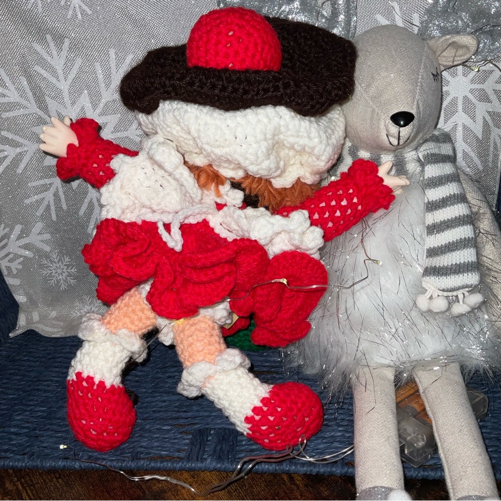 BOGO Sweet ‘Hot Fudge Sundae’ Crocheted Yarn Doll - Picture 3 of 3